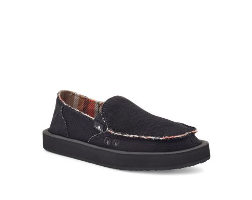 Sanuk Donna ST Hemp - Sanuk Shoes Womens Black - Philippines MTAGBZ839